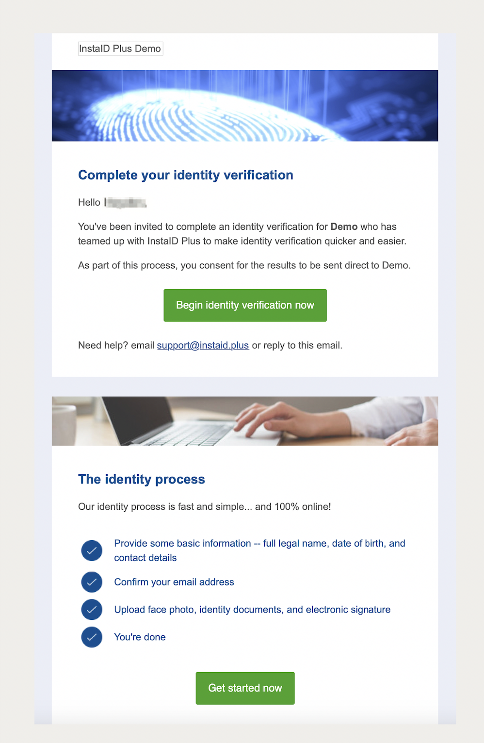 send invite email compressed