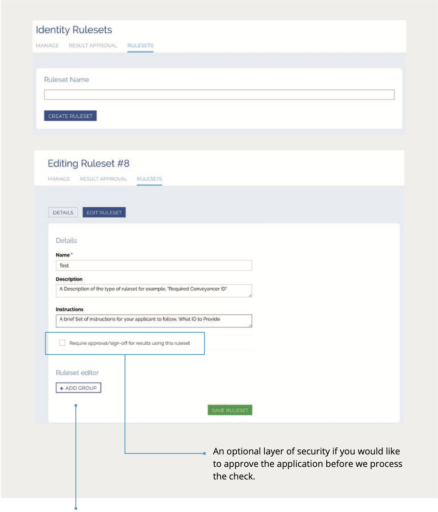 creating a ruleset 3