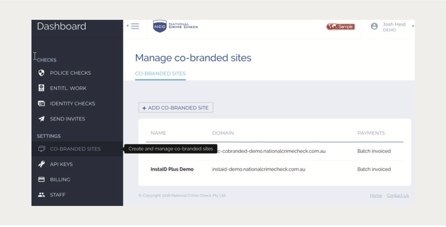 Co-branded sites image 1