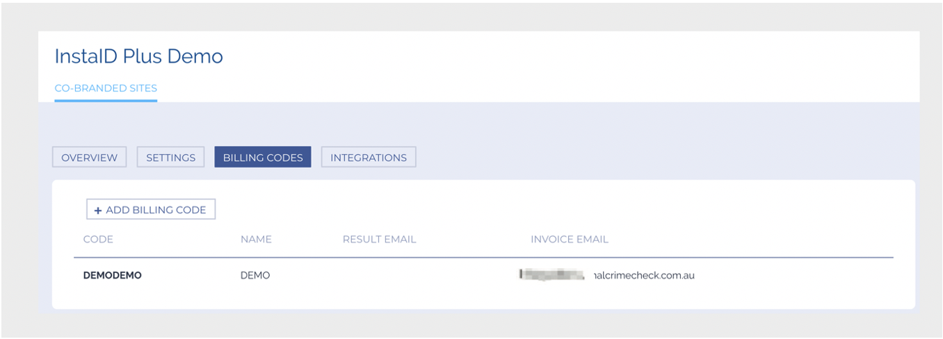 Billing code 1 new
