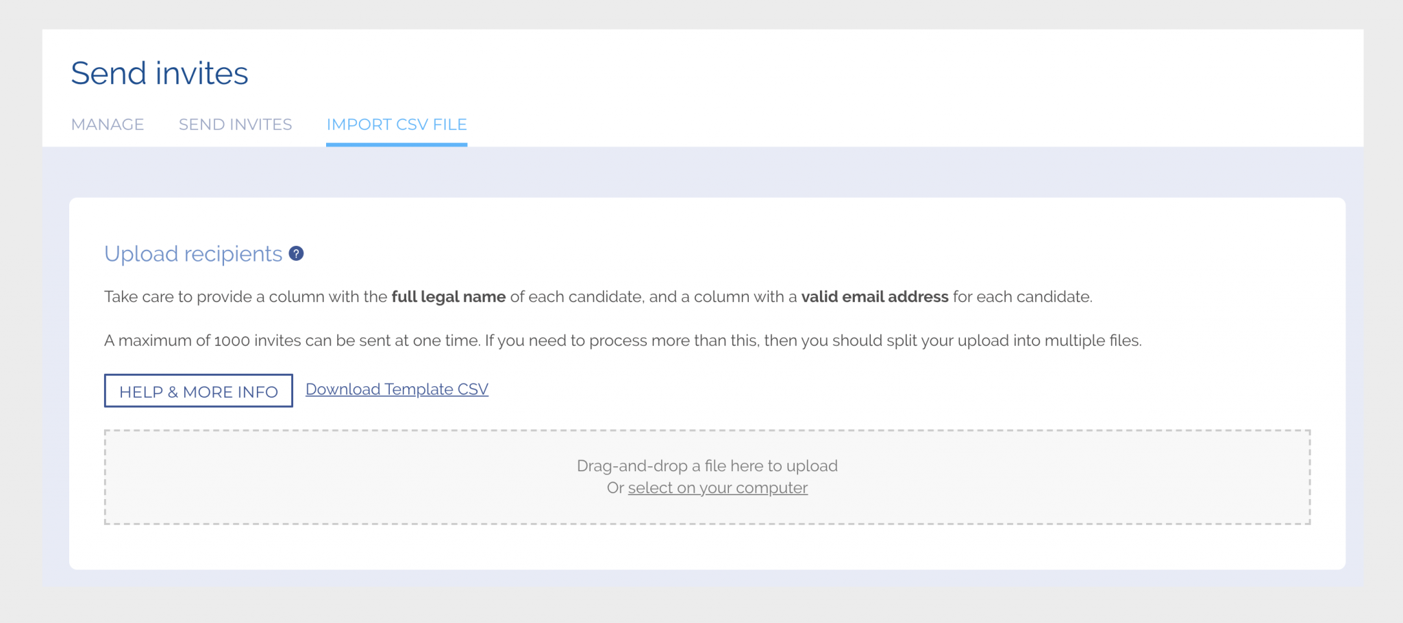 Import csv file 1