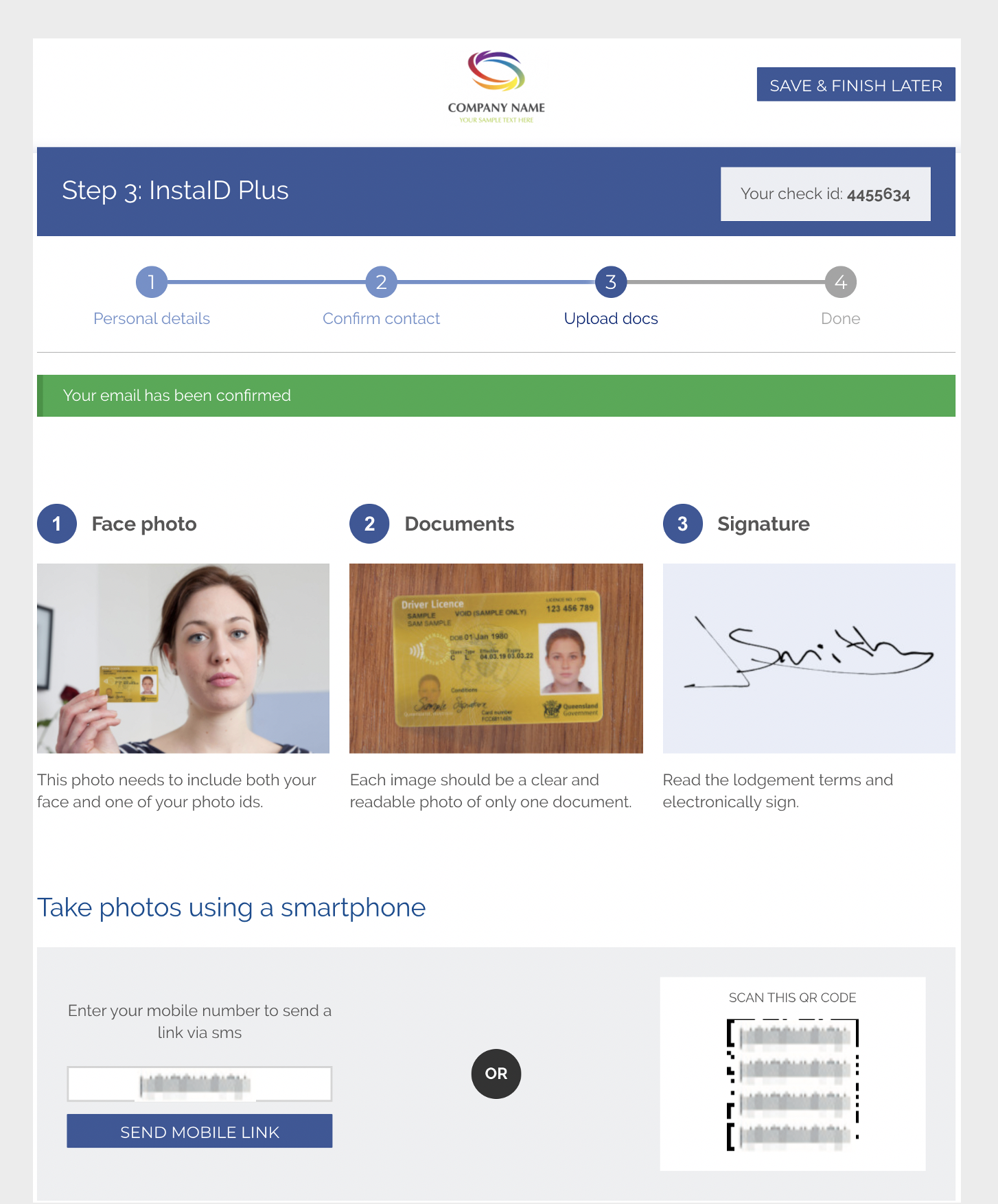 ID Screen 1